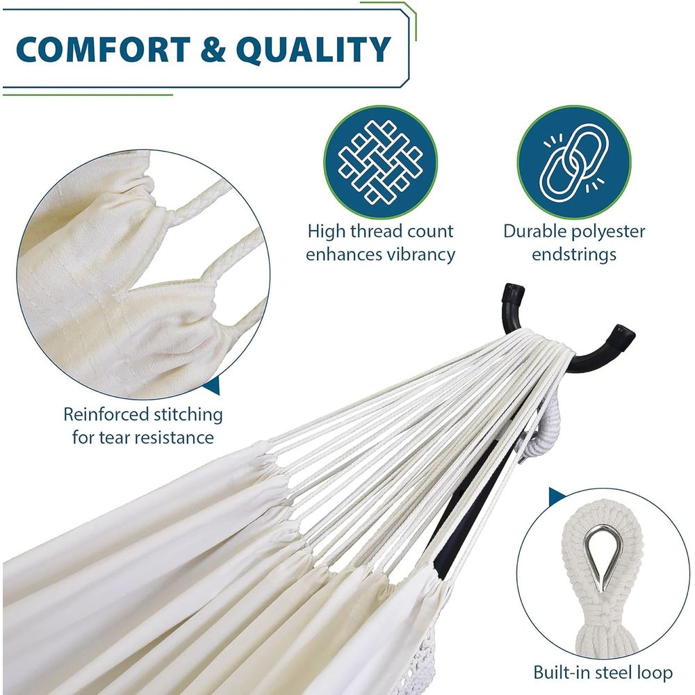 Luxury Double Cotton Hammock w - Luxury Bags In Usa recensione e prezzo