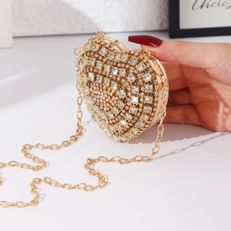 Mini Heart-shaped Diamond Sett - Luxury Bags Designer recensione e prezzo
