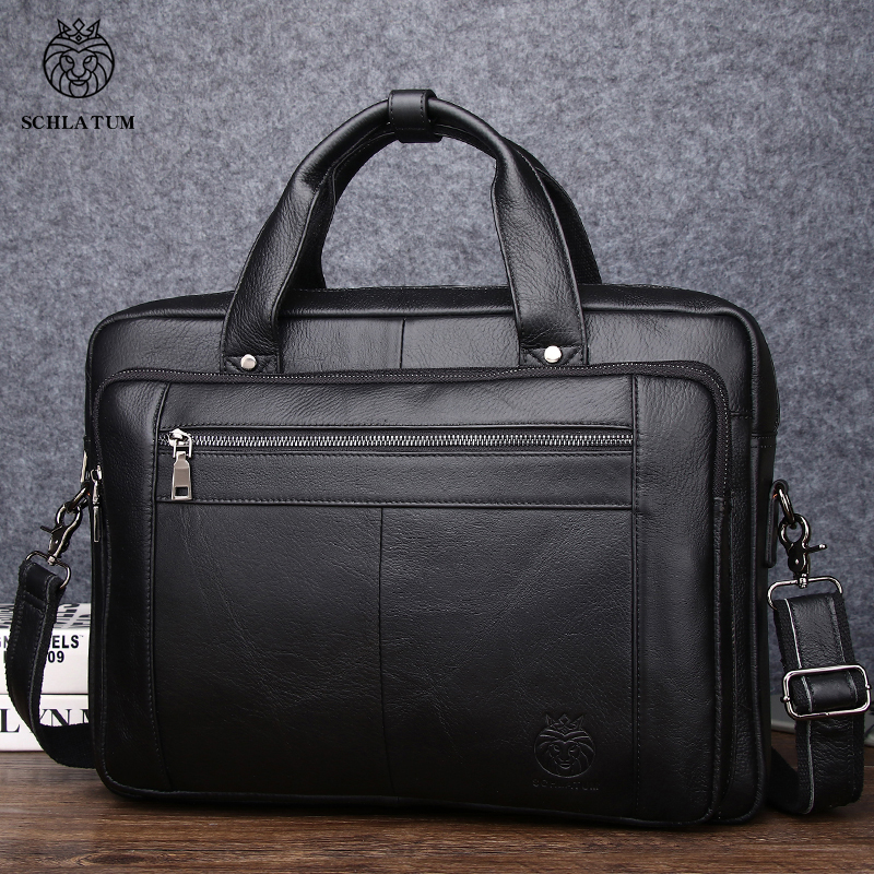 SCHLATUM Genuine Leather Bussi - Luxury Bags That Fit Laptop recensione e prezzo