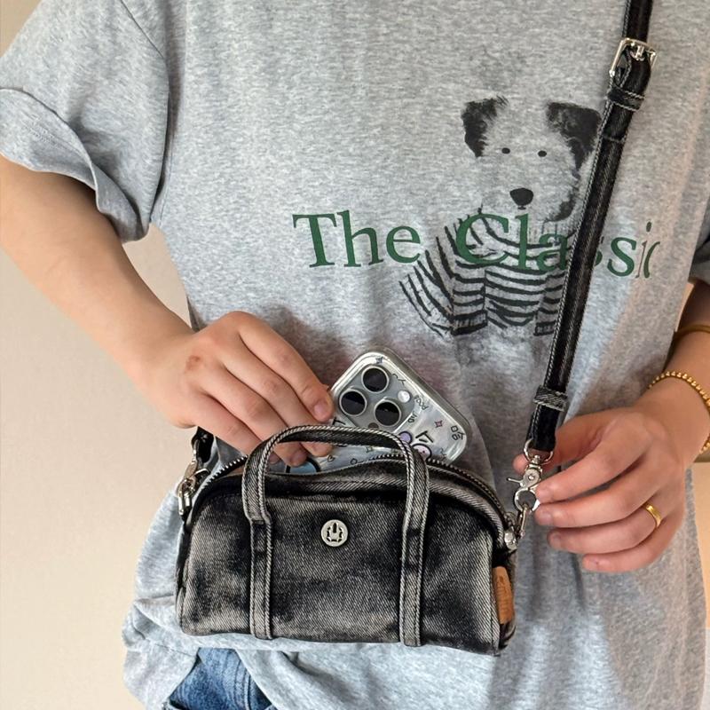 Korean Casual Mini Denim Box B - Luxury Bags Designer recensione e prezzo