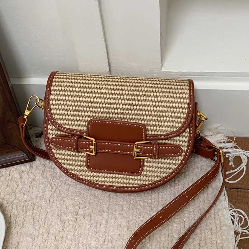 England Style Mini Straw Saddl - Luxury Bags Designer recensione e prezzo