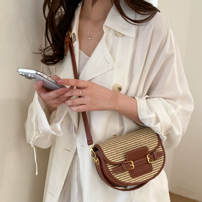 England Style Mini Straw Saddl - Luxury Bags Designer recensione e prezzo