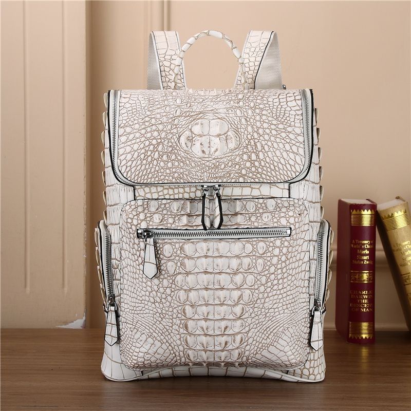 New Brand Alligator Genuine Le - Luxury Bags That Fit Laptop recensione e prezzo