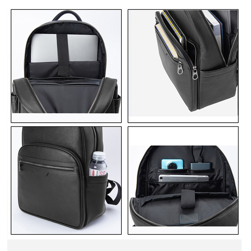 New Brand Genuine Leather Men  - Luxury Bags That Fit Laptop recensione e prezzo