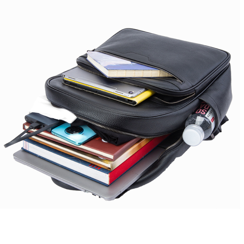 New Brand Genuine Leather Men  - Luxury Bags That Fit Laptop recensione e prezzo