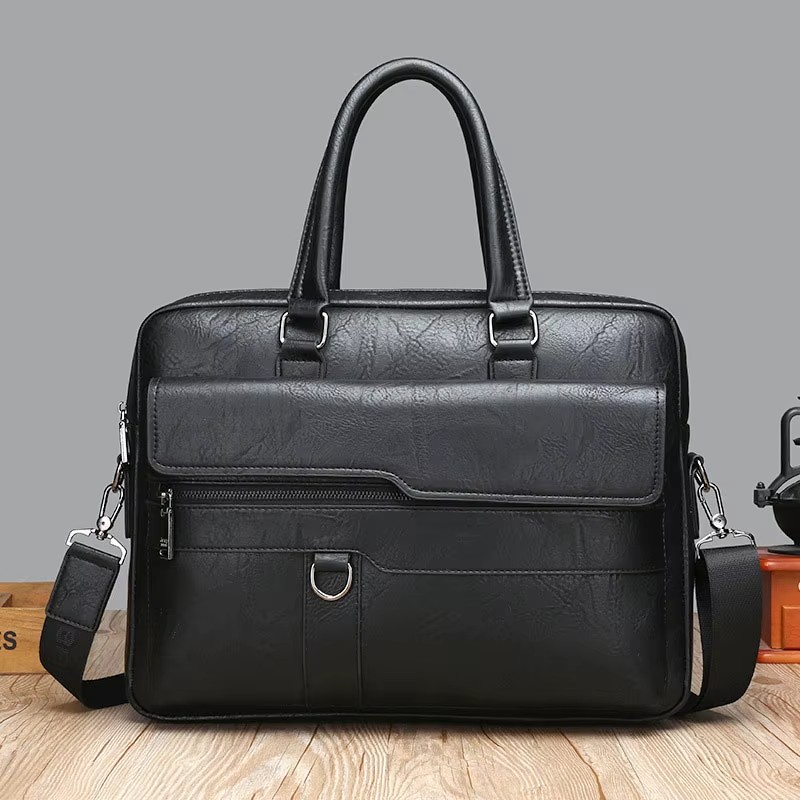 Luxury Brand Men Handbag Leath - Luxury Bags That Fit Laptop recensione e prezzo